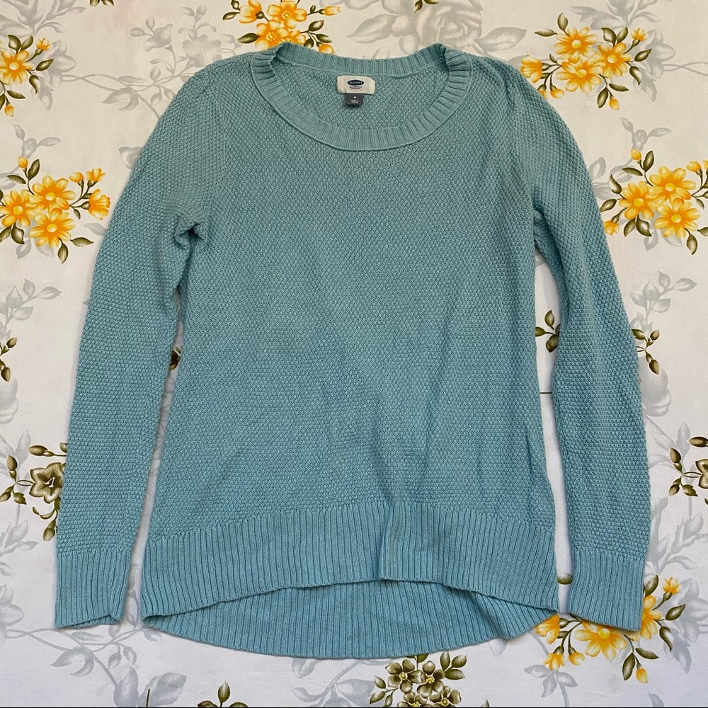 Old Navy Size M Knit Blue Sweater